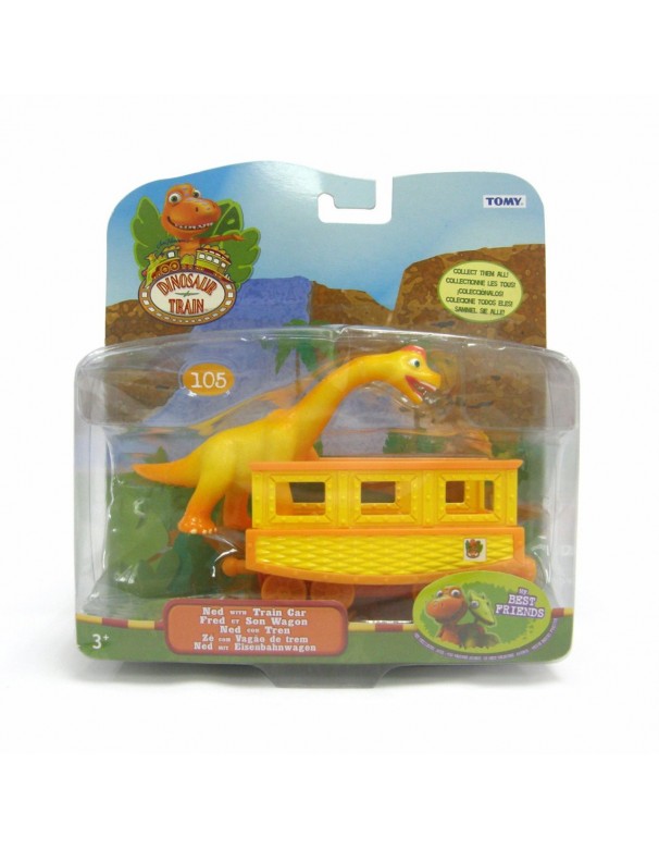 Il Treno dei Dinosauri, Personaggio Ned con vagone treno LC53005 - LC53001