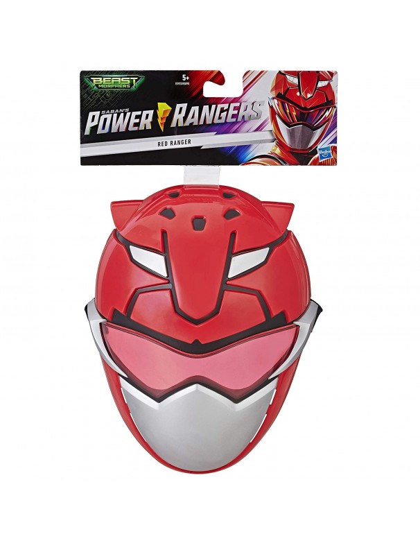 Power Rangers- Beast Morphers Maschera Red Ranger, Hasbro E5925-E5898