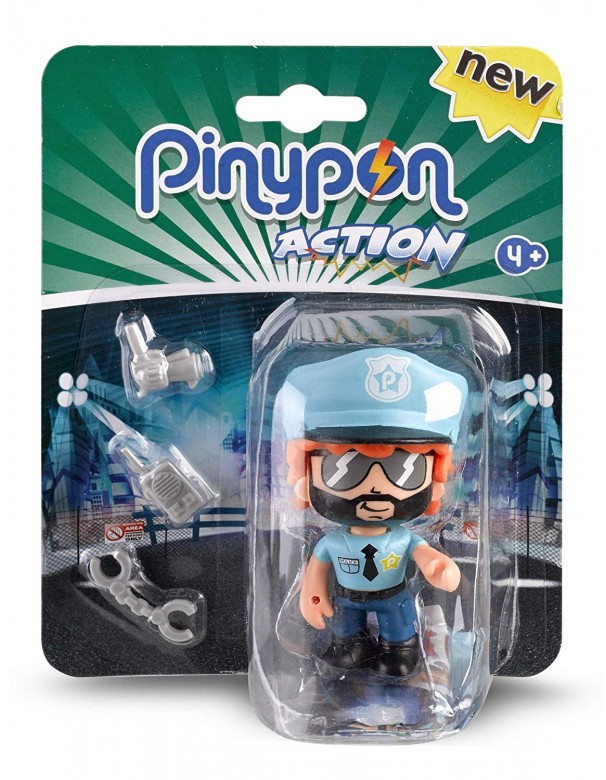 Pinypon Action – Figura Polizia di Famosa PNC00000