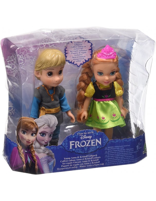Frozen: Anna e Kristoff Mini Bambole, Altezza 15 cm