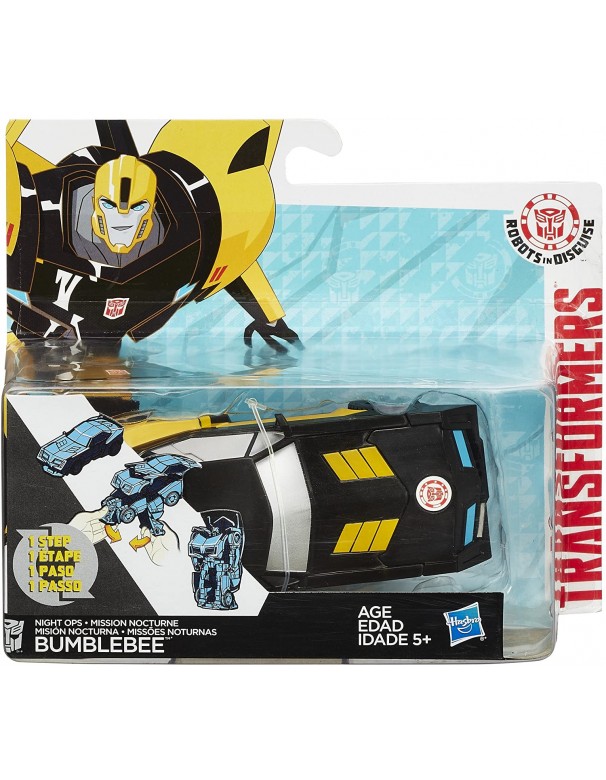 Transformers Robots in Disguise 1-Step Changers Night Ops Bumblebee, Hasbro B2990-B0068
