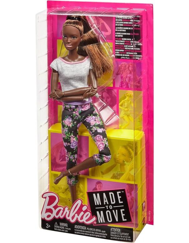 Barbie Fashionistas, Bambola Snodata, 22 Punti Snodabili per Tanti Movimenti, FTG83