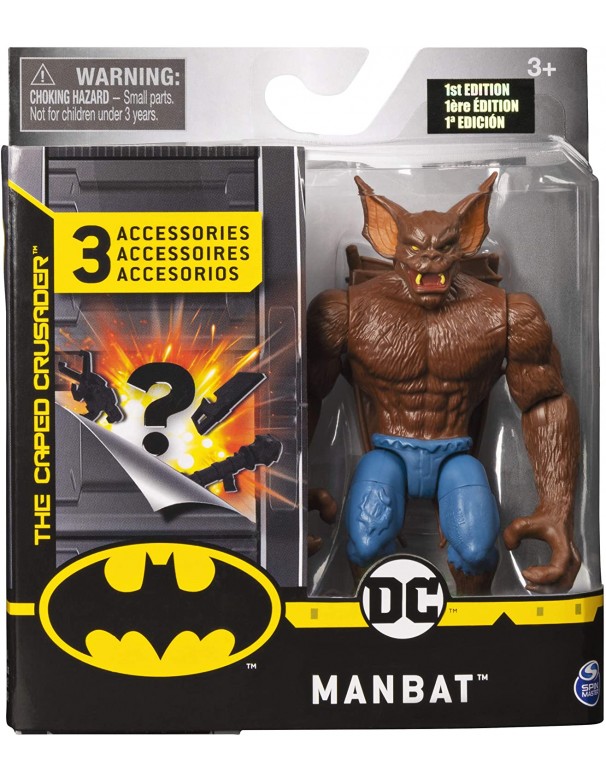 Batman, Personaggio  Manbat articolato 10 cm, Spin Master 6058530