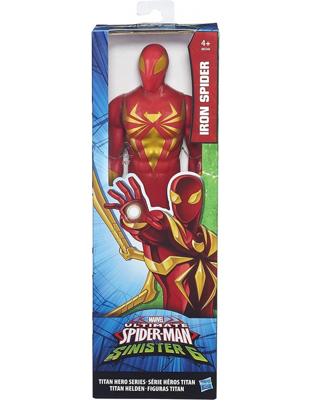 Marvel Titan Hero Iron Spider 30 CM, Ultimate Spider Man vs Sinister 6 hasbro B6346-B5754 Spiderman