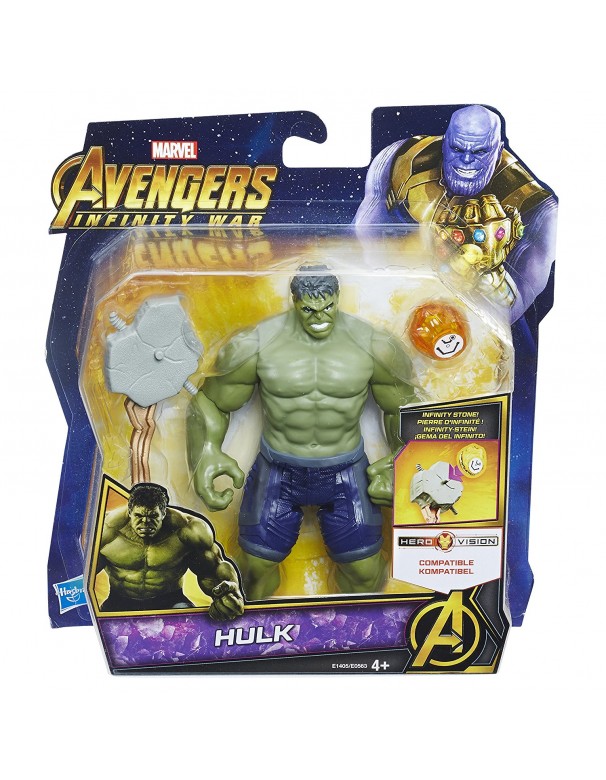 Avengers Hulk con Gemma dell'Infinito di Hasbro E1405-E0563
