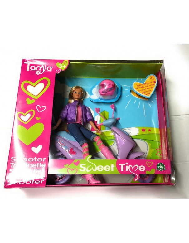 Tanya - Lo Scooter di Tanya, compatibile con Barbie, Giochi Preziosi CCP18928