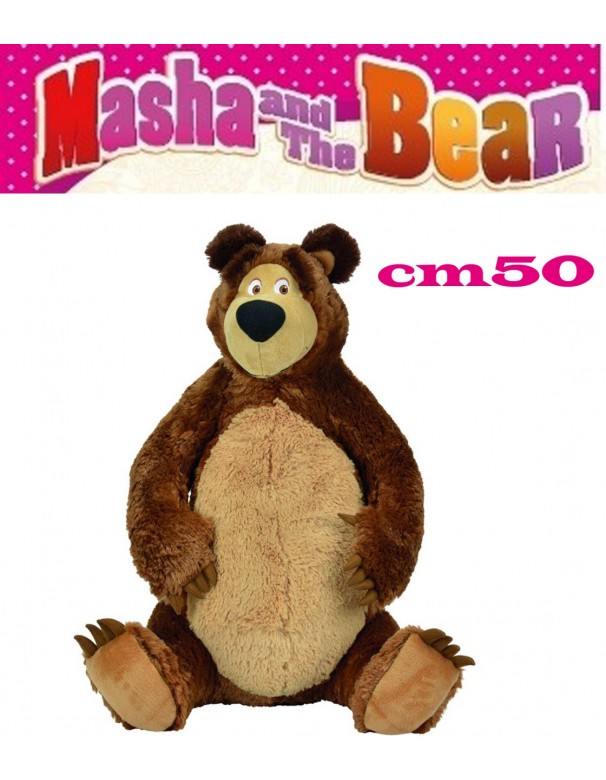 MASHA e ORSO masha e orso peluche orso 50 cm originale 