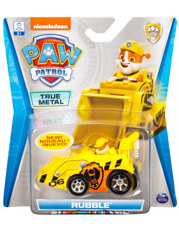  Spin Master Paw Patrol Rubble Die Cast in Metallo 