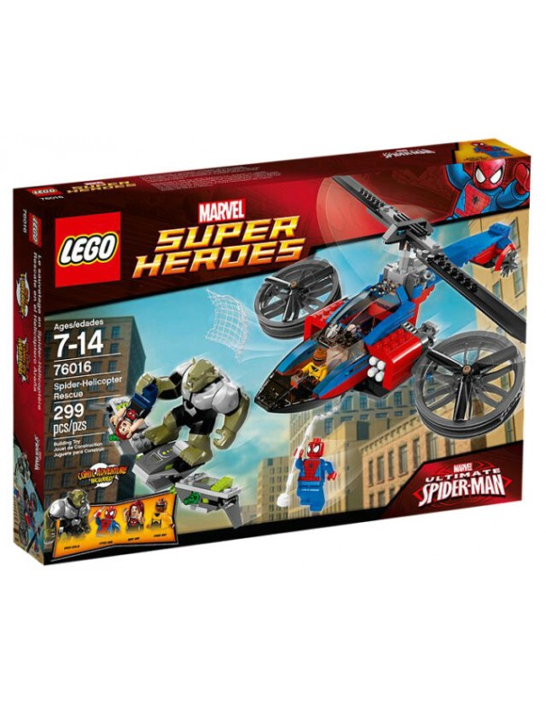 LEGO Marvel Super Heroes 76016- Salvataggio dell'elicottero di Spiderman