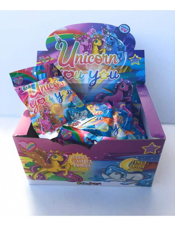 Rainbow You You Unicorn Galaxy box 12 pezzi nuovo chiuso