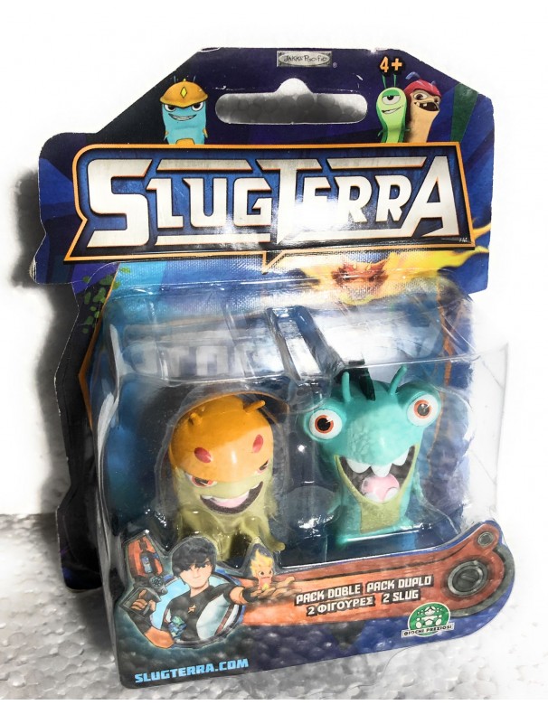 Slugterra Mini Figura 2 personagg rocosa e sierra - Pack ROCKY & BUZZSAW 