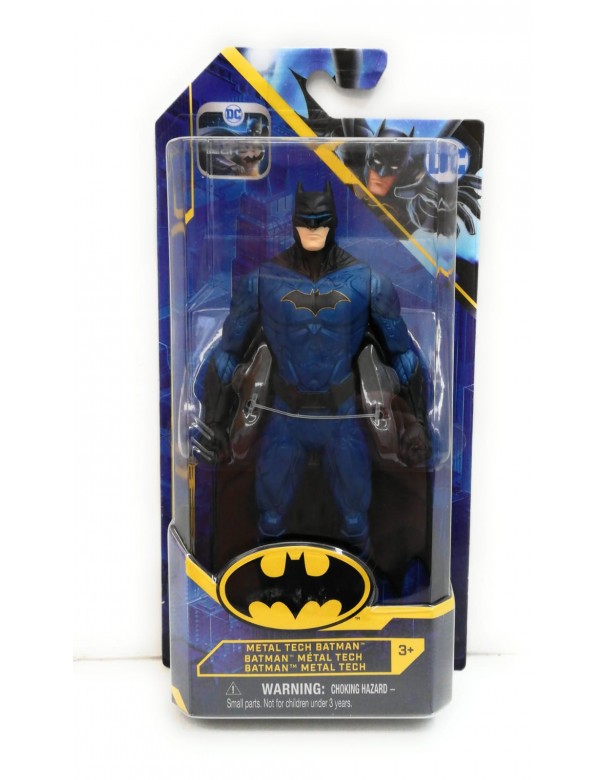 DC Comics Batman, personaggio Batman Metal Tech 15 cm Collezzionabile