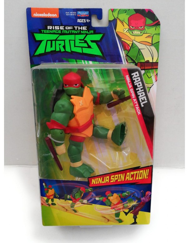 Tartarughe Ninja - Rise of the teenage mutant Ninja Turtles Raffaello Spin Attack TUAB2511