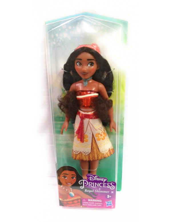 Disney Princess Royal Shimmer - Bambola di Vaiana, fashion doll, Hasbro F0907