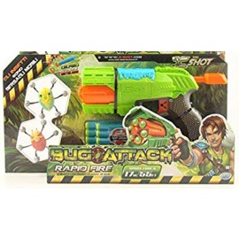 Nuovo  Bug Attack Bug Blaster Pistola e da E Dardi - colpisci gli insetti mentre rotolano 2 insetti inclusi 