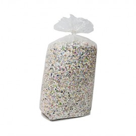 Confetti 10 kg MULTICOLOR ECONOMIC, inside there are silver-colored paper that has a better effect with coriander - variable content