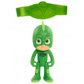 Super Pigiamini PJ Masks Personaggio Luminoso con Bracciale per Bambino, Geco - GEKKO -