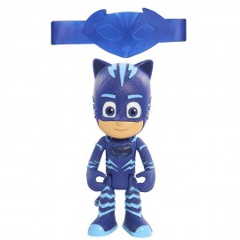 Giochi Preziosi - Super Pigiamini PJ Masks Personaggio Luminoso con Bracciale per Bambino, Gattoboy … 