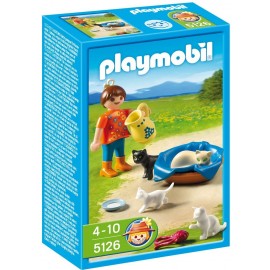 Playmobil 5126 - Bambina con gattini 