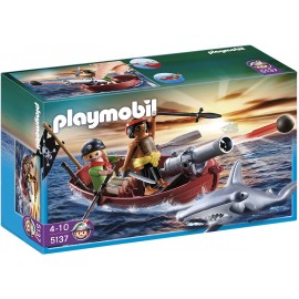  Playmobil 5137 - Barca dei pirati con pesce martello 