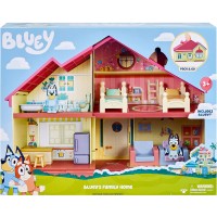 Bluey, Set Casa da Gioco con personaggio Bluey 7 cm e accessori, Giochi Preziosi BLY04010 