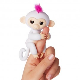 Fingerlings Monkey Scimmietta Bebè da dito Interattiva Sophie (bianco) di Giochi Preziosi