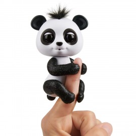 Fingerlings Baby Panda Drew, Nero con glitter di Giochi Preziosi FNG09000