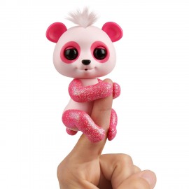 Fingerlings Baby Panda Polly, rosa con glitter di Giochi Preziosi FNG09000