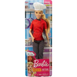 Barbie Carriere Chef con Padella, Mattel DVF50-FXN99 