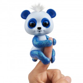 Fingerlings Baby Panda Archie, Blu con glitter