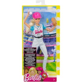 Barbie Sport, Giocatrice di Baseball Snodata, Mattel FRL98-DVF68