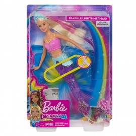 Barbie Dreamtopia Sirena con movimento e luci, Mattel GFL82 da collezione