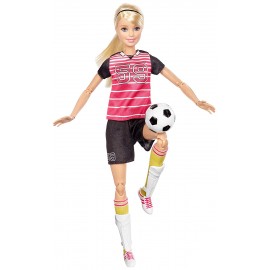 Barbie Sport Calciatrice, Mattel DVF69-DVF68