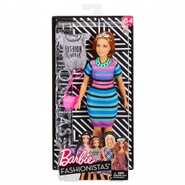 Barbie Fashionistas Tinte Vivaci - con Un Secondo Look Incluso, FJF69 di Mattel