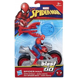 Marvel Spiderman - veicolo Blast & Go Spider Man, B9994-B9705 Hasbro