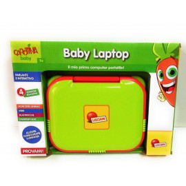 Carotina Baby Laptop, computer in italiano educativo per bambini 1 anno +, Lisciani Giochi 55760
