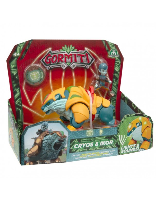 Gormiti, Hyperbeasts Deluxe 15 cm, Cryos & Ikor di Giochi Preziosi GRE05000