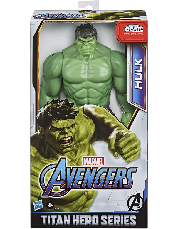 Marvel Avengers - Hulk (Action Figure Deluxe 30cm, Blaster Titan Hero Blast Gear Serie)  Hasbro E7475