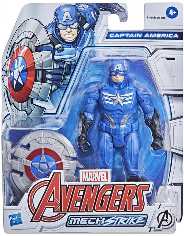 Marvel Avengers - Mech Strike Captain America, F1664-F0259 Hasbro 