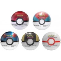 Pokémon Tin Poke Ball Settembre 2023, 1 modello casuale a seconda della disponibilità, originale, edizione in italiano