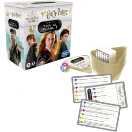 Trivial Pursuit Harry Potter, in versione compatta per 2 o più giocatori, 600 domande, Hasbro Gaming F10471030 