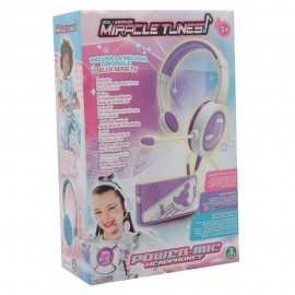 Miracle Tunes Cuffie con Amplificatore Base Musicale, Viola di Giochi Preziosi MRC01000