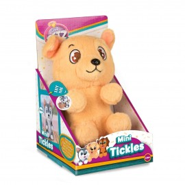 Club Petz , Mini Tickles solletico cane marrone chiaro di IMC Toys