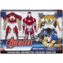 Avengers - Iron Man Titan Hero 30 cm con 3 armature a tema, Hasbro B9961