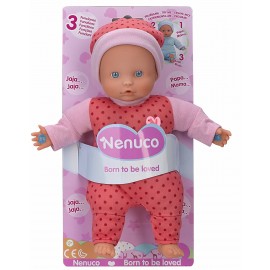 Nenuco - Bambola 3 Funzioni nuovo modello con pigiama colore rosa (Famosa 700013382)