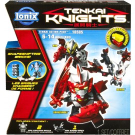 Ionix Tenkai Knights Action Pack 10505 (Bravenwolf/Rho/Deviak) di Spin Master