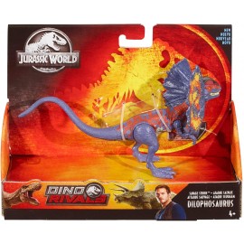 Jurassic World - Dino Rivals Dilophosaurus Figurina Articolata Dinosauro, GFG69 