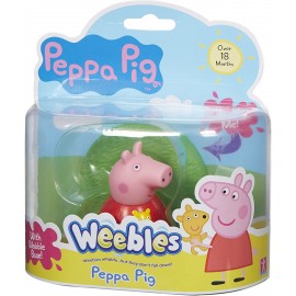Peppa Pig Weebles, sempre in piedi, + 18 mesi, Giochi Preziosi CCP05110