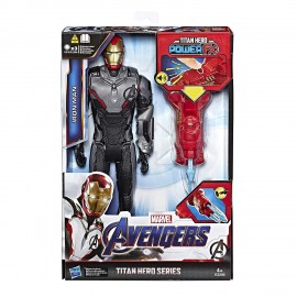 Marvel Avengers Endgame Iron Man Titan Hero con Power FX incluso, E3298 Hasbro