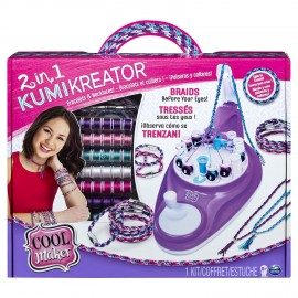 Cool Maker- KumiKreator 2 in 1, Macchina per Creare Braccialetti e Collanedi Spin Master 6053898 